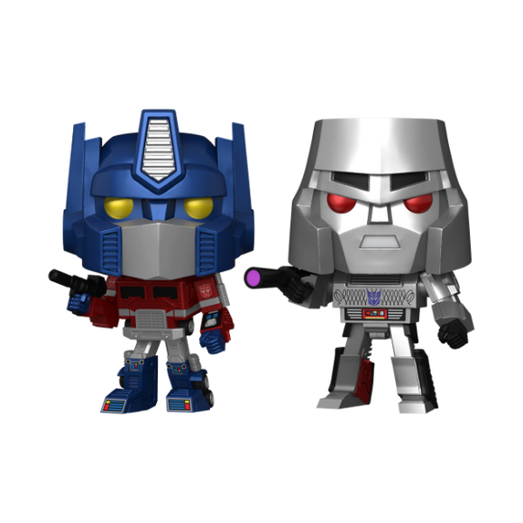 *Pre-order* Transformers - Optimus & Megatron Metallic Pop! Vinyl 2PK (ETA May)