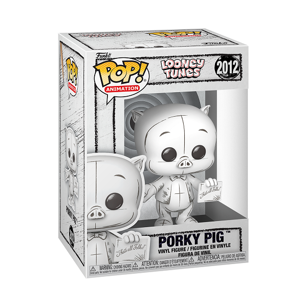 *Pre-order* Looney Tunes: Sketched - Porky Pig Pop! Vinyl (ETA March)