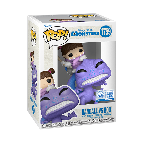 *Pre-order* Monsters, Inc. - Randall w/Boo Pop! Vinyl (ETA June)