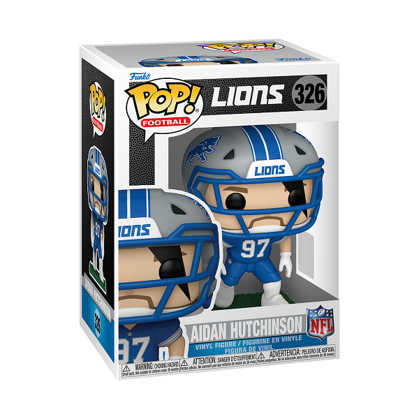 *Pre-order* NFL: Lions - Aidan Hutchinsons (Home) Pop! Vinyl (ETA December)