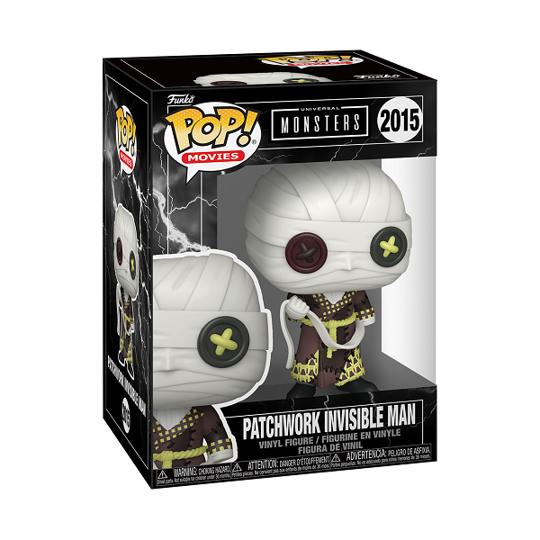 *Pre-order* Universal Monsters - Invisible Man Patchwork Pop! Vinyl (ETA April)