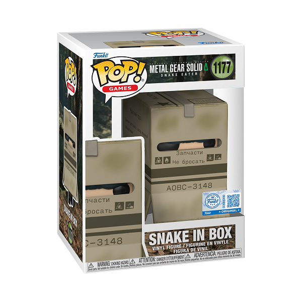 Metal Gear 3 - Snake in Box Pop! Vinyl