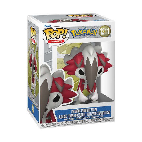 *Pre-order* Pokemon - Lycanroc (Midnight Form) Pop! Vinyl (ETA July)
