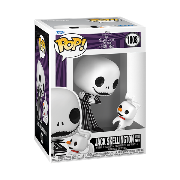 *Pre-order* Nightmare Before Christmas - Jack & Zero Pop! Vinyl (ETA September)