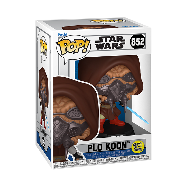 *Pre-order* Star Wars: Clone Wars - Plo Koon Glow Pop! Vinyl (ETA May)