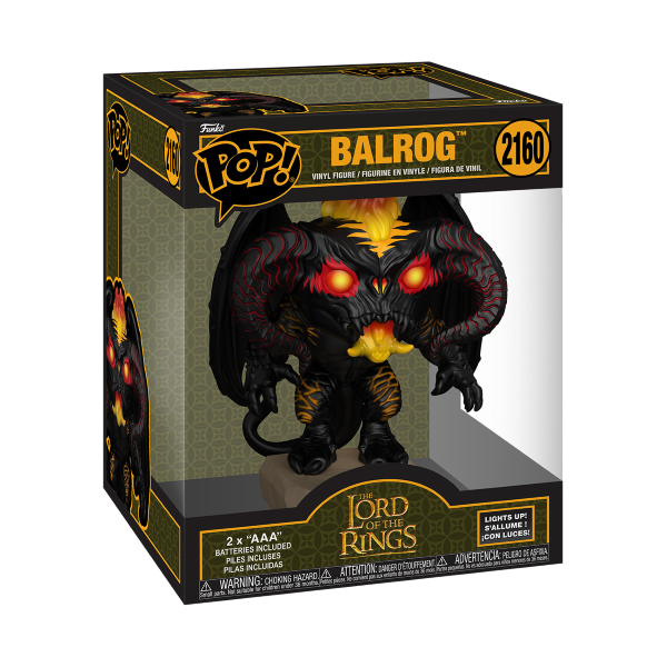 *Pre-order* Lord Of The Rings - Balrog 6" Pop! w/SFX (ETA November)