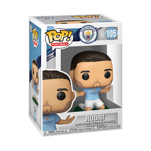 *Pre-order* Football: Manchester City - Rodri Cascante Pop! Vinyl (ETA September)