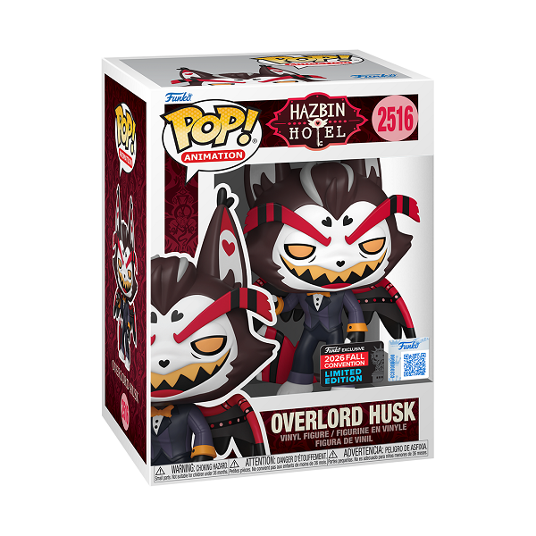 *Pre-order* Hazbin Hotel - Overlord Husk 2026 NYCC Exclusive Pop! Vinyl (ETA October)