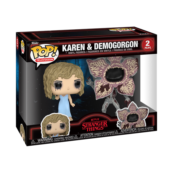 *Pre-order* Stranger Things - Karen & Demogorgon Pop! 2pk (ETA September)