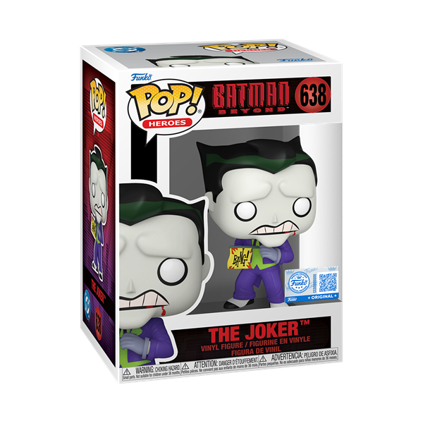 *Pre-order* Batman: The Animated Series - Joker w/Bang Flag Pop! Vinyl (ETA September)