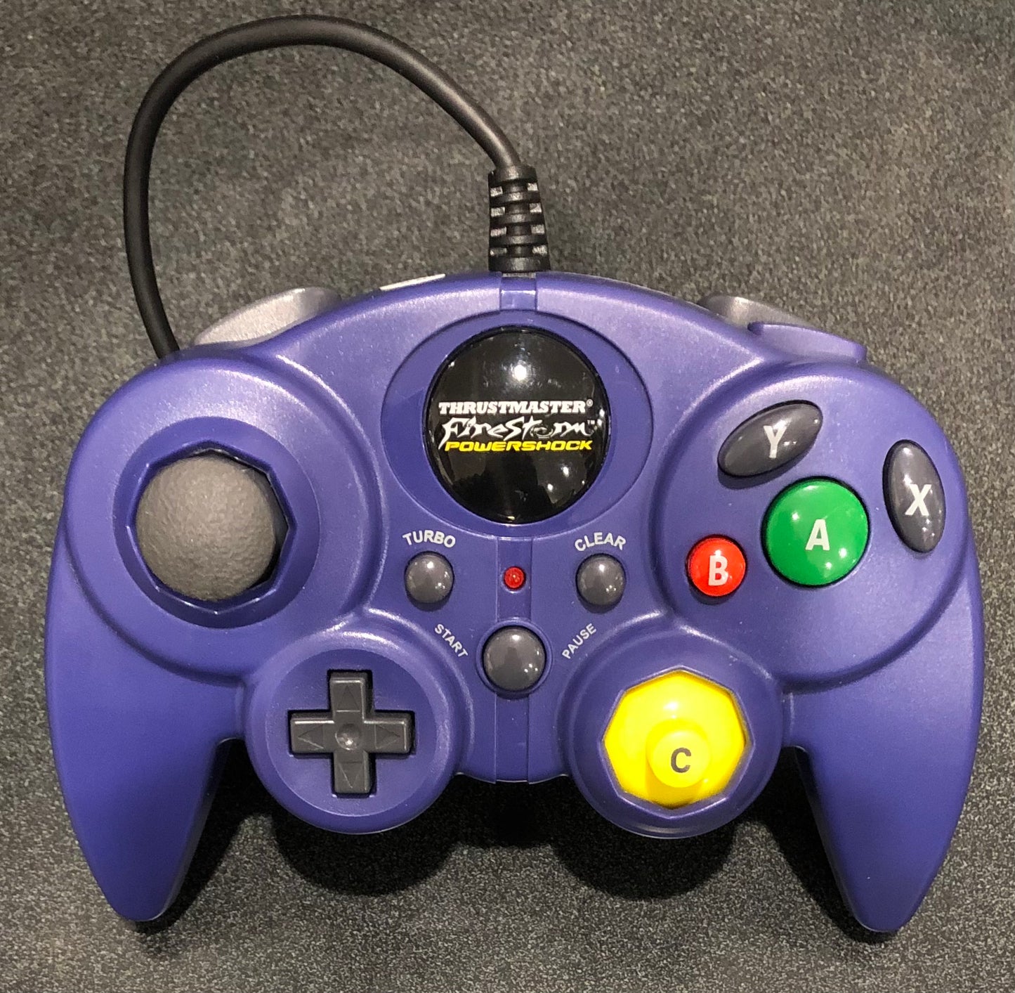 Thrustmaster Firestorm Nintendo Gamecube Control Purple