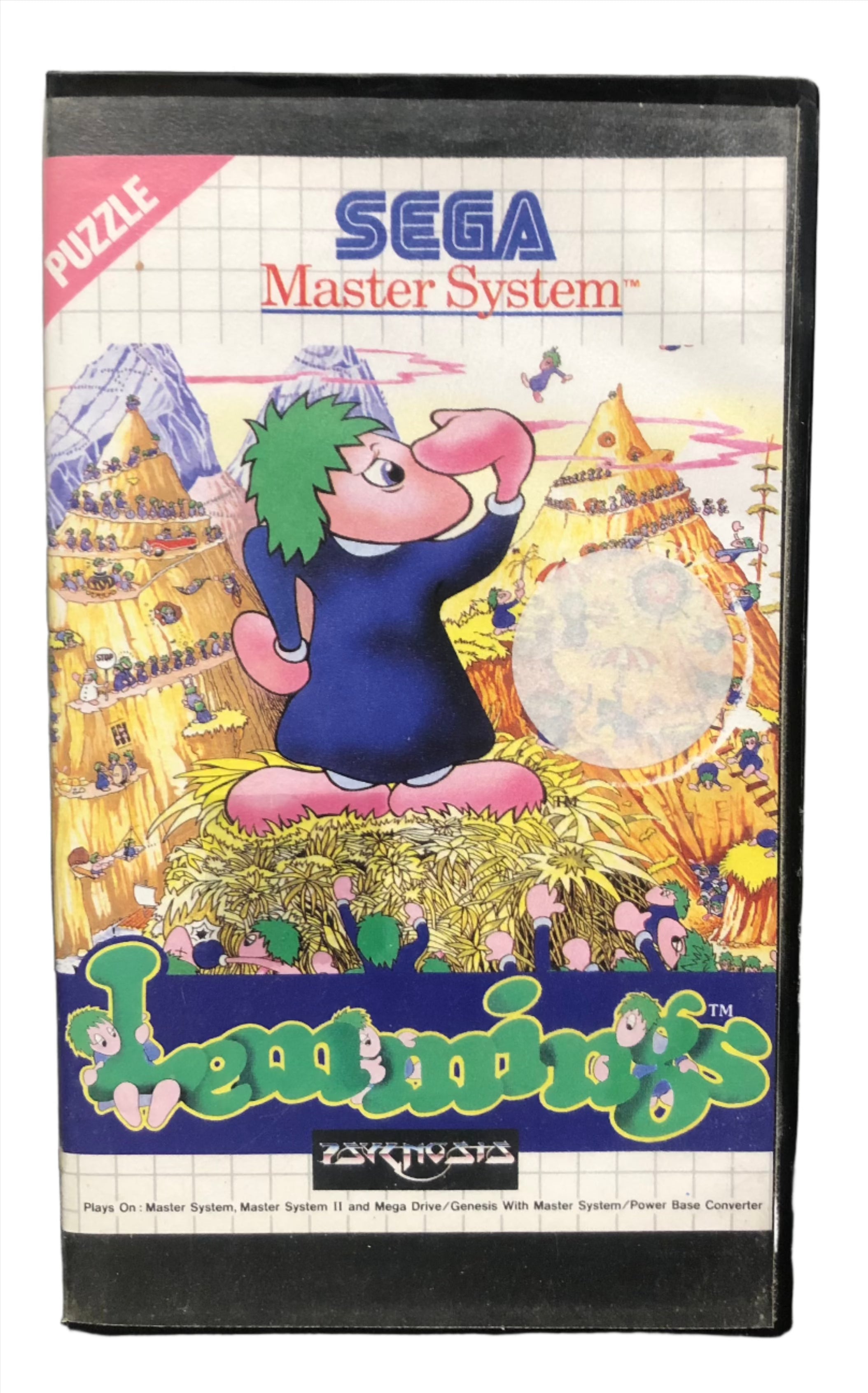 Jeu Vidéo Lemmings Pour Sega Master System - Version Complète En Très Bon état