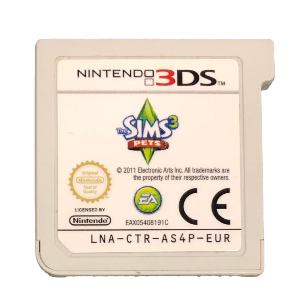 The Sims 3 Pets 3DS (No Case)