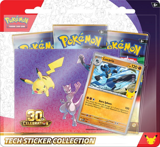 *Pre-order* Pokemon TCG: 30th Celebration Tech Sticker Collection (16th September)