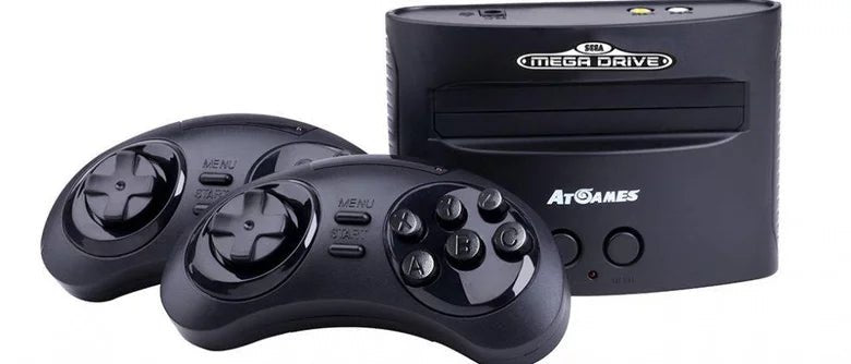 AT Games Sega Mega Drive Console 80 Games In-Built - Gametraders Modbury Heights
