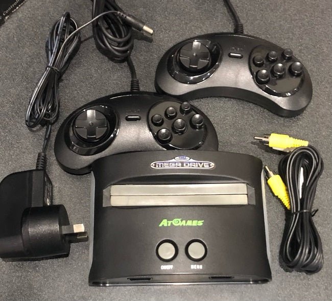 AT Games Sega Mega Drive Console 81 Games In - Built - Gametraders Modbury Heights