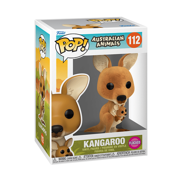 Australian Animals - Kangaroo Flocked Pop! Vinyl - Gametraders Modbury Heights