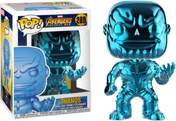 Avengers 3: Infinity War - Thanos Blue Chrome US Exclusive Pop! Vinyl - Gametraders Modbury Heights