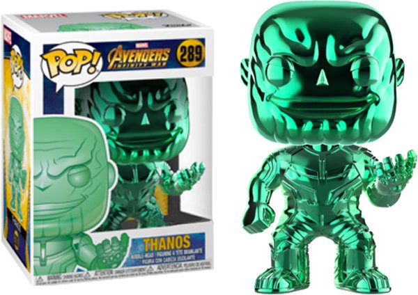 Avengers 3: Infinity War - Thanos Green Chrome Pop! Vinyl - Gametraders Modbury Heights