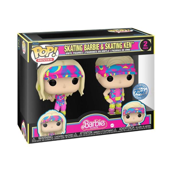 Barbie: Movie (2023) - Rollerskating Barbie & Ken US Exclusive Pop! Vinyl 2 - Pack - Gametraders Modbury Heights