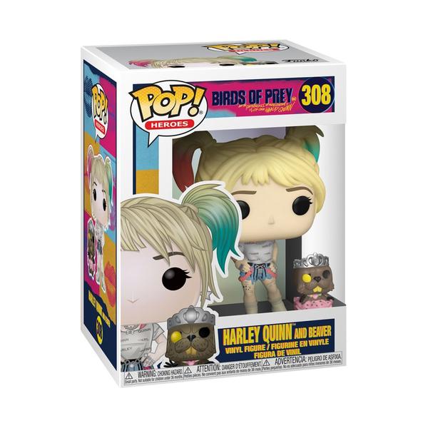 Birds of Prey - Harley Quinn with Beaver Pop! Vinyl - Gametraders Modbury Heights