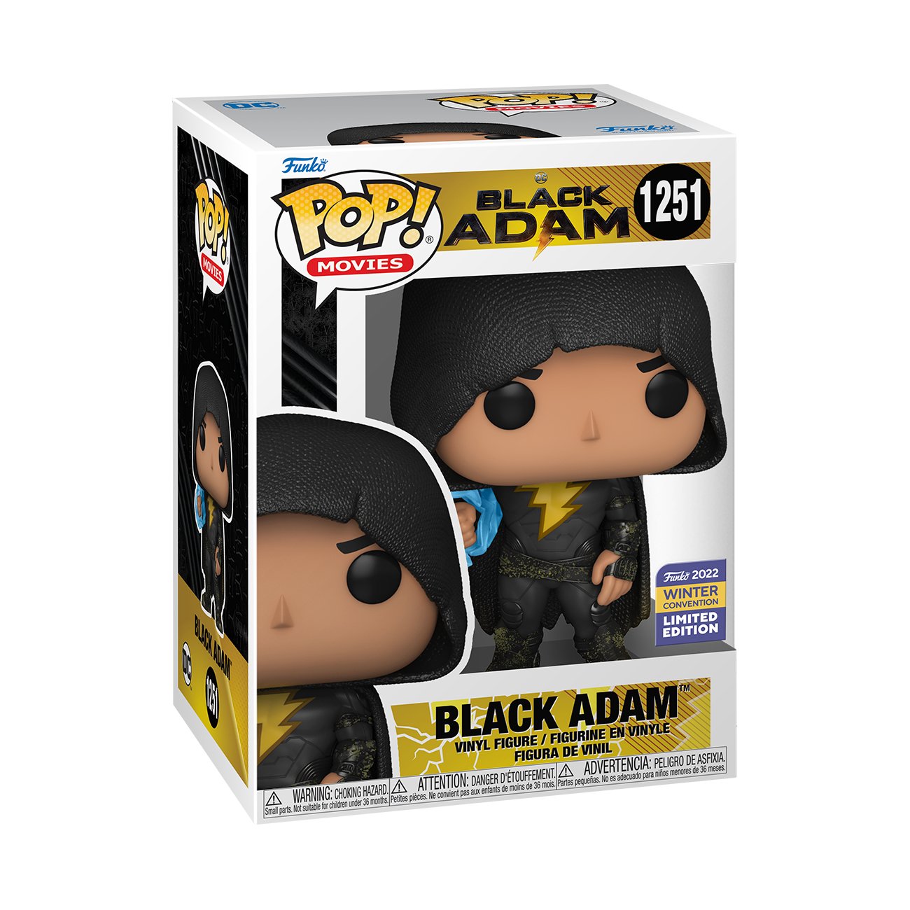 Black Adam - Black Adam w/Cloak Pop! Vinyl BC22 - Gametraders Modbury Heights