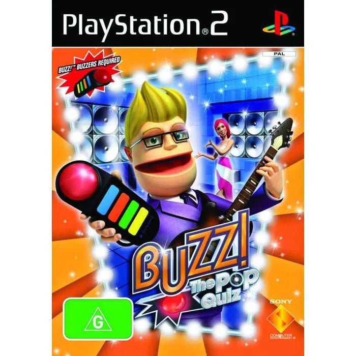 Buzz The Pop Quiz PS2 - Gametraders Modbury Heights
