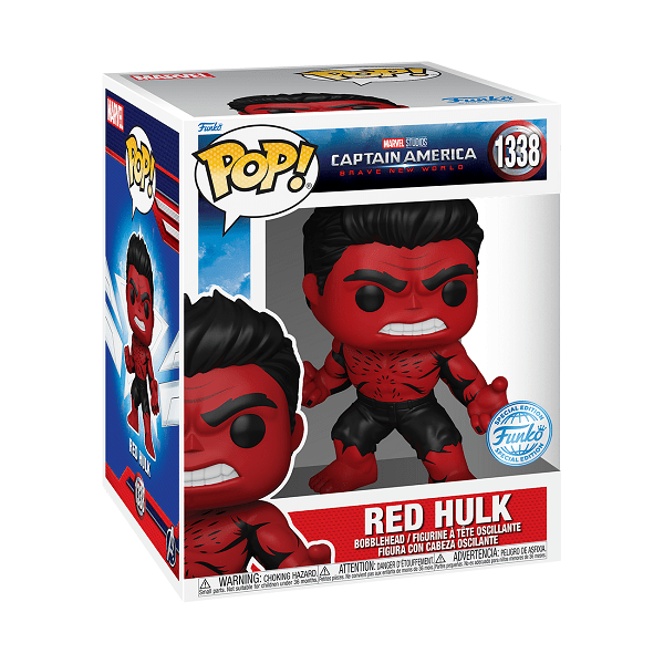 Captain America 4 - Red Hulk 6" Retro Comic Pop! Vinyl - Gametraders Modbury Heights