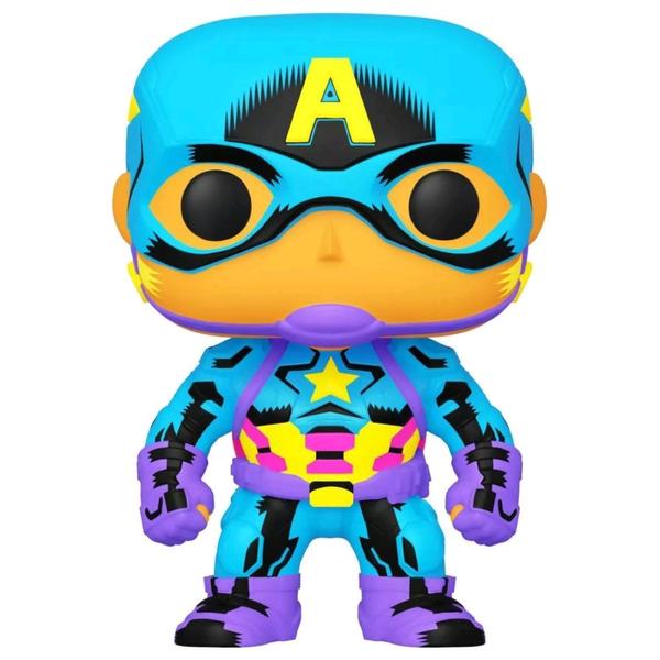 Captain America - Captain America Black Light US Exclusive Pop! Vinyl - Gametraders Modbury Heights