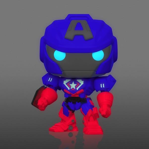 Captain America - Marvel Mech Glow US Exclusive Pop! Vinyl - Gametraders Modbury Heights