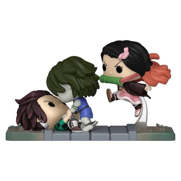 Demon Slayer - Tanjiro & Nezuko Vs Temple Demon US Exclusive Pop! Vinyl Moment - Gametraders Modbury Heights