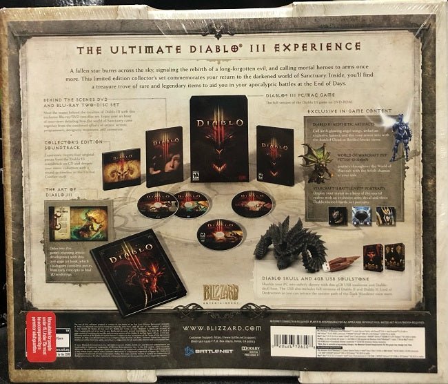 Diablo III Collector's Edition New Sealed PC - Gametraders Modbury Heights