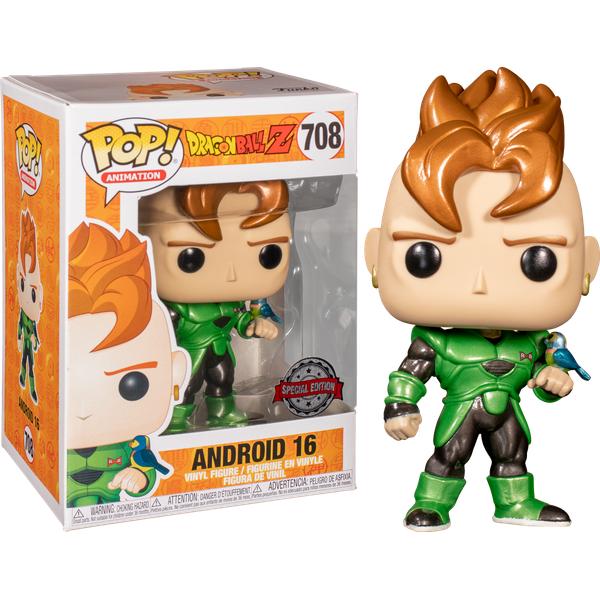 Dragon Ball Z - Android 16 Metallic US Exclusive Pop! Vinyl - Gametraders Modbury Heights