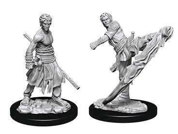 Dungeons & Dragons - Nolzur’s Marvelous Unpainted Minis: Male Half - Elf Monk - Gametraders Modbury Heights