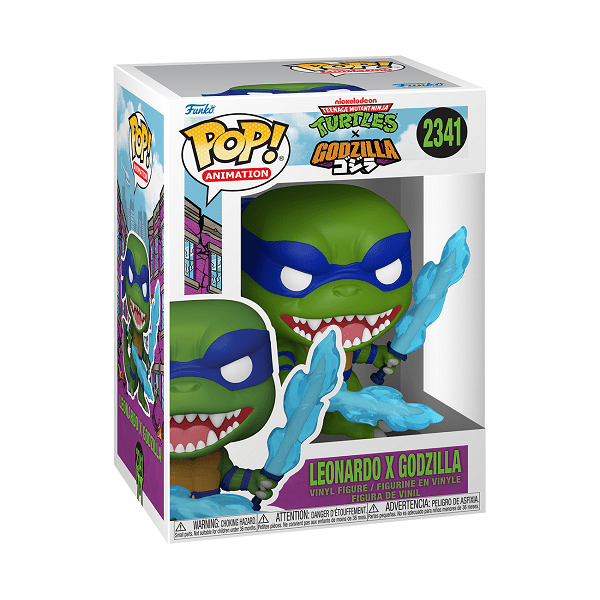 Godzilla x TMNT - Leonardo X Godzilla Pop! Vinyl - Gametraders Modbury Heights