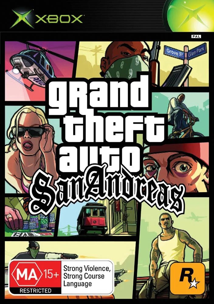 Grand Theft Auto San Andreas Xbox - Gametraders Modbury Heights