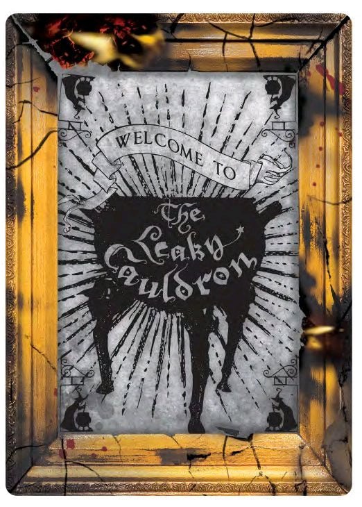 Harry Potter - Leaky Cauldron Small Tin Sign - Gametraders Modbury Heights