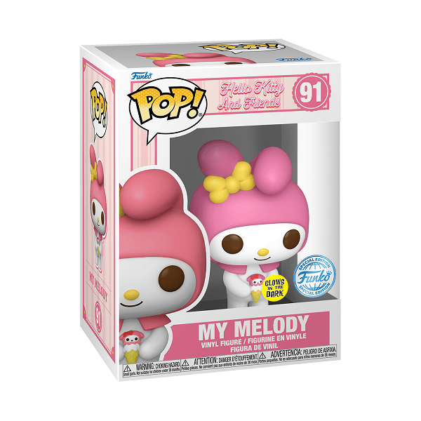 Hello Kitty - My Melody Glow Pop! Vinyl - Gametraders Modbury Heights