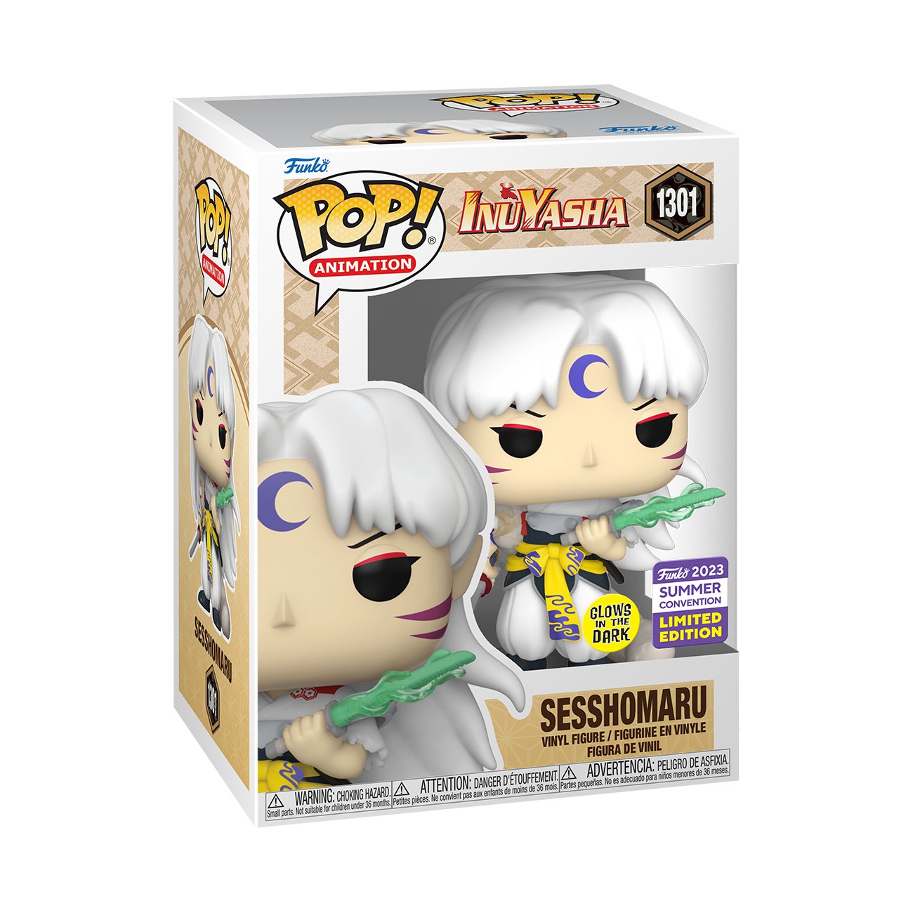 Inuyasha - Sesshomaru Glow Pop! Vinyl SD23 - Gametraders Modbury Heights