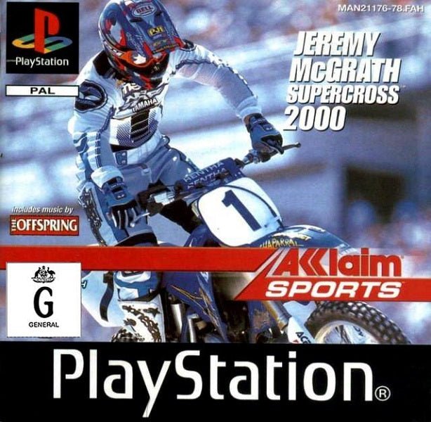 Jeremy McGrath Supercross 2000 PS1 - Gametraders Modbury Heights