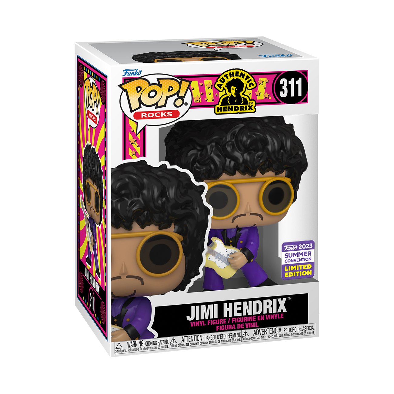 Jimi Hendrix - Purple Jimi Hendrix Pop! Vinyl SD23 - Gametraders Modbury Heights