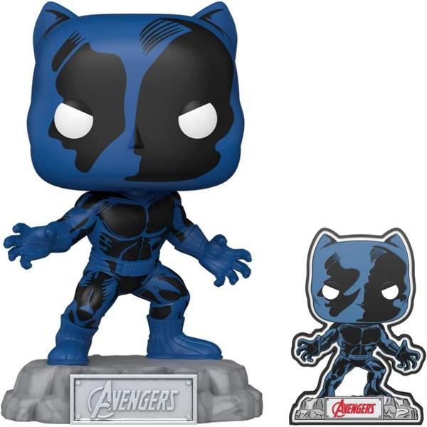 Marvel Comics - Black Panther Avengers 60th US Exclusive Pop! Vinyl with Pin - Gametraders Modbury Heights