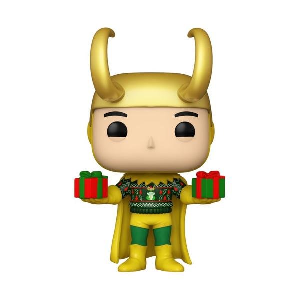 Marvel Comics - Loki with Sweater Holiday US Exclusive Metallic Pop! Vinyl - Gametraders Modbury Heights