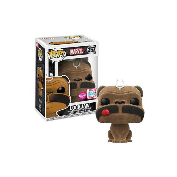 Marvel Lockjaw Flocked 2017 Convention Pop! Vinyl - Gametraders Modbury Heights