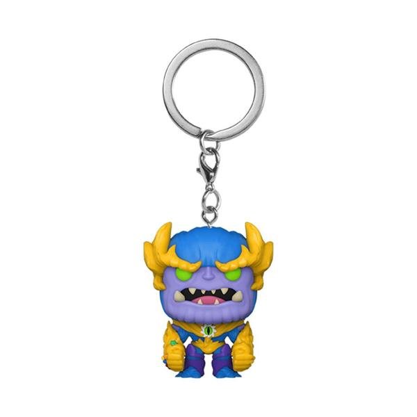 Marvel Mech Strike Monster Hunters - Thanos Pocket Pop! Vinyl Keychain - Gametraders Modbury Heights