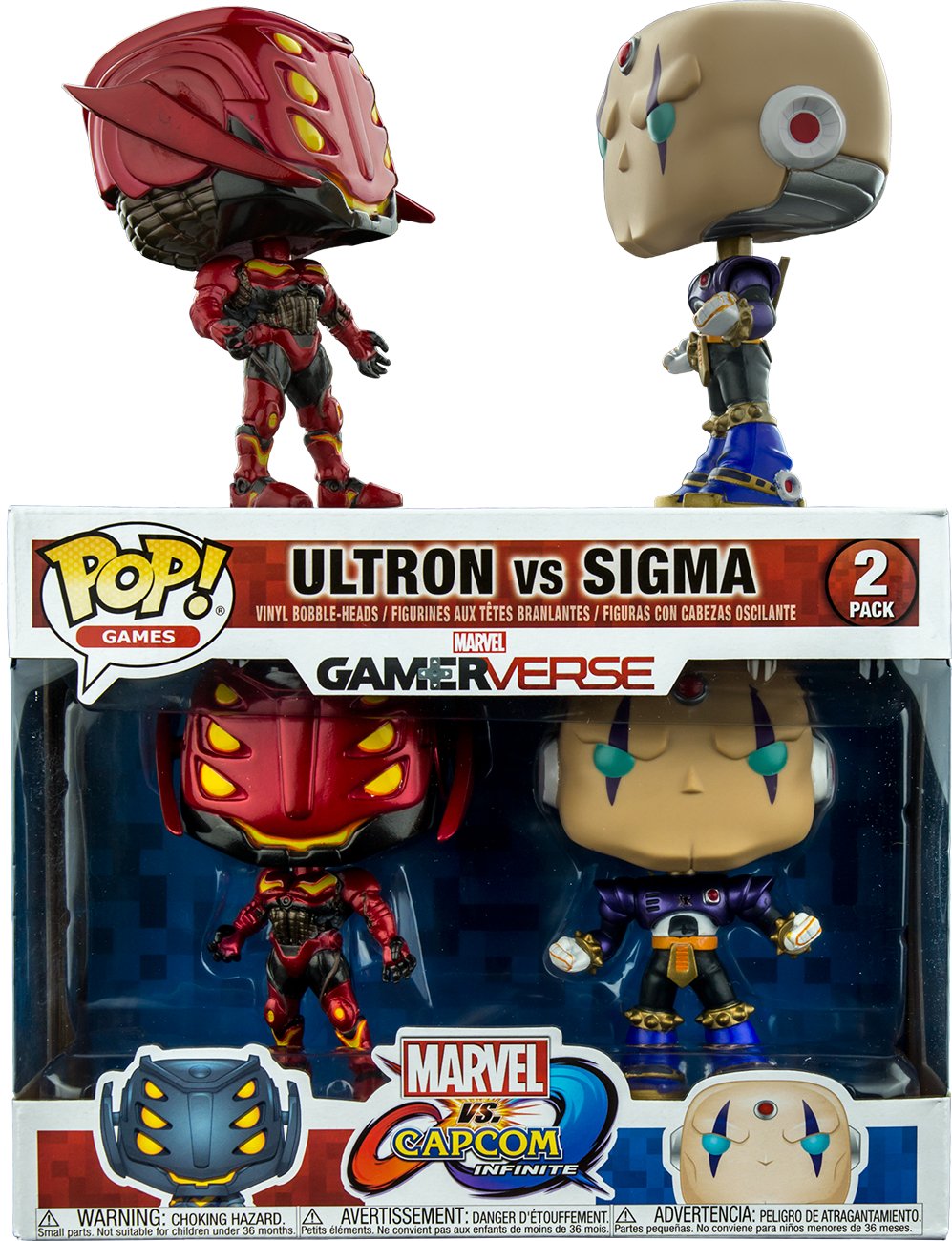 Marvel vs Capcom: Infinite - Ultron vs Sigma US Exclusive Pop! Vinyl 2 - pack - Gametraders Modbury Heights