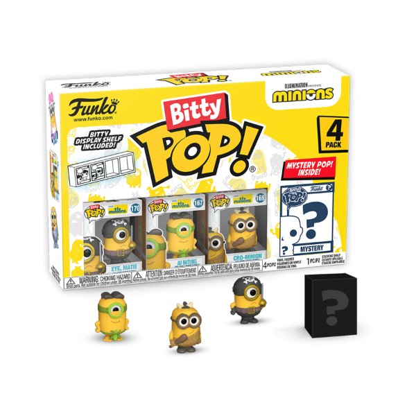 Minions - Eye Matie Bitty Pop! Vinyl 4 - Pack - Gametraders Modbury Heights