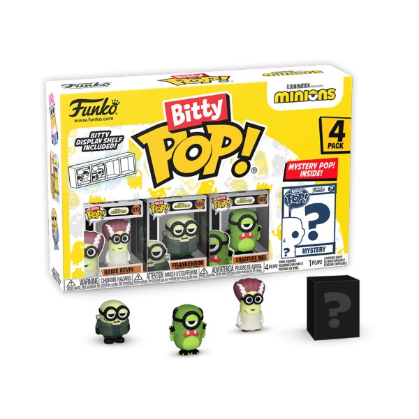 Minions - Frankenbob Bitty Pop! Vinyl 4 - Pack - Gametraders Modbury Heights