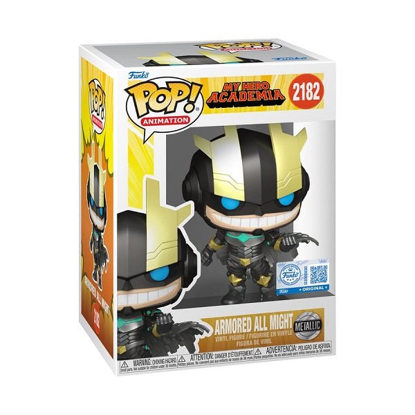My Hero Academia - Armoured All Might US Exclusive Metallic Pop! Vinyl - Gametraders Modbury Heights