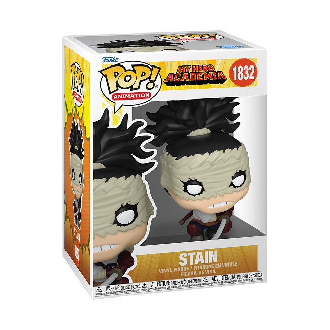 My Hero Academia - Stain Pop! Vinyl - Gametraders Modbury Heights